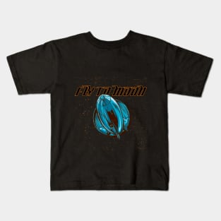 Fly to moon Kids T-Shirt